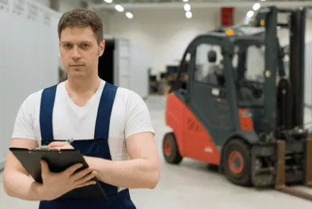 Forklift driver courses WORKINTENSE