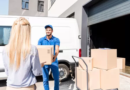 Online - Shop Logistik. Europa WORKINTENSE