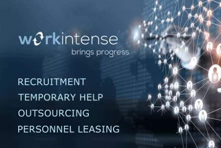 The extensive database of the personnel service provider Workintense Personální Agentura s.r.o. enables you to quickly recruit qualified workers for your company